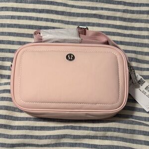 Lululemon Athletica Soft Pink Crossbody Camera Bag